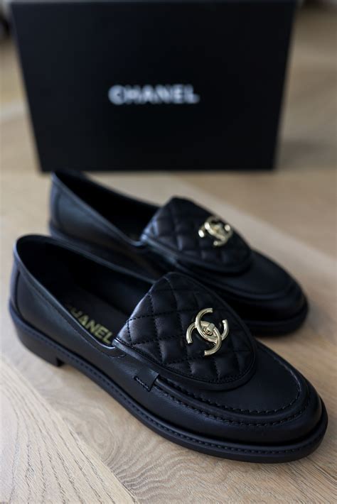 replica chanel loafers|chanel quilted loafer.